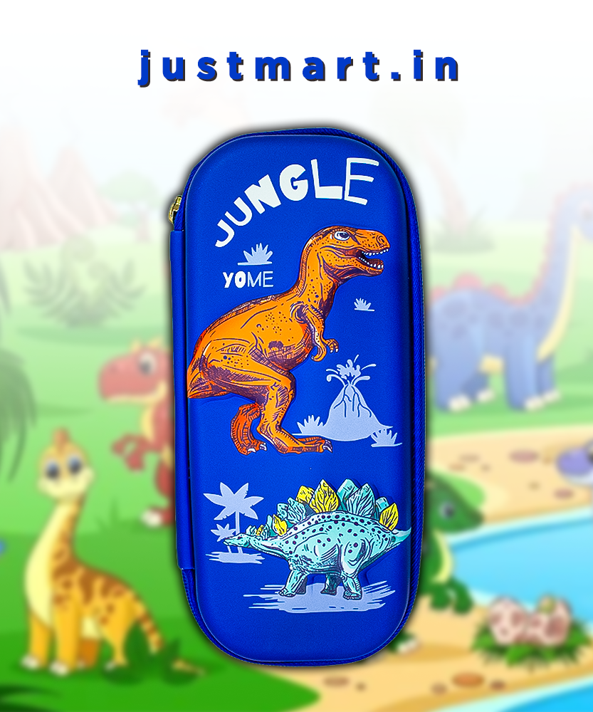 Jungle Yome Blue Pencil Case