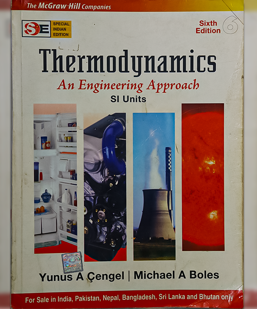 THERMODYNAMICS AN ENGINEERING APPROCH