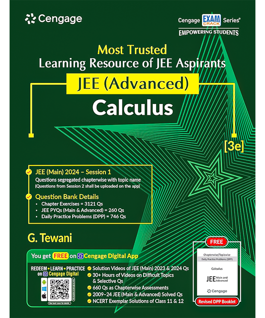 JEE Advanced Calculus with Free Online Assessments and Digital Content