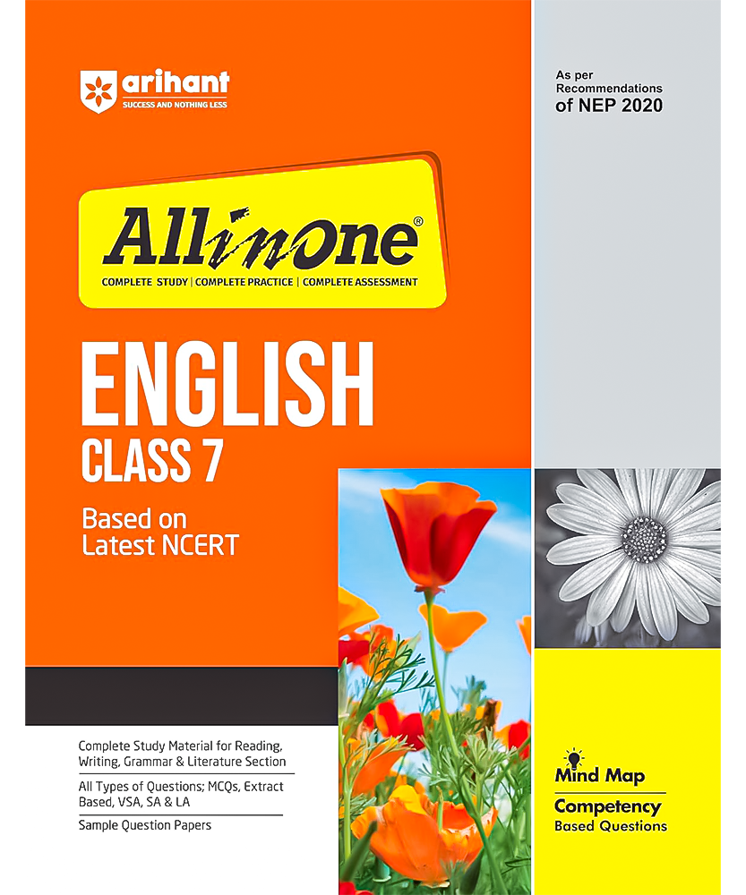 Arihant All In One English Class 7th Based On Latest NCERT For CBSE Exams 2025