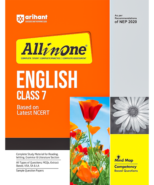 Arihant All In One English Class 7th Based On Latest NCERT For CBSE Exams 2025