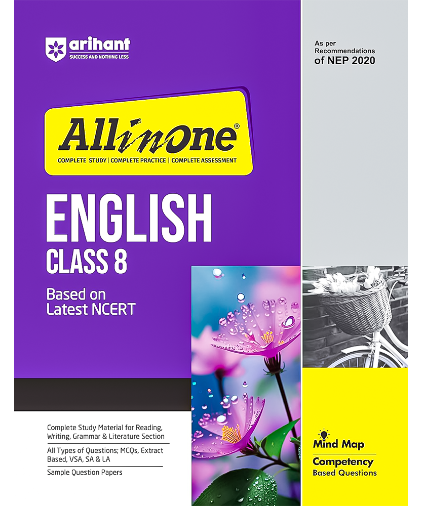 Arihant All In One English Class 8th Based On Latest NCERT For CBSE Exams 2025