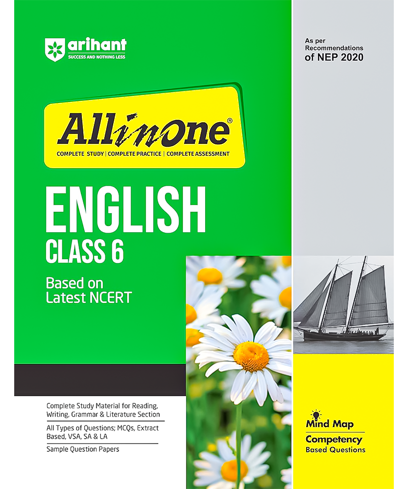 Arihant All In One English Class 6th Based On Latest NCERT For CBSE Exams 2025