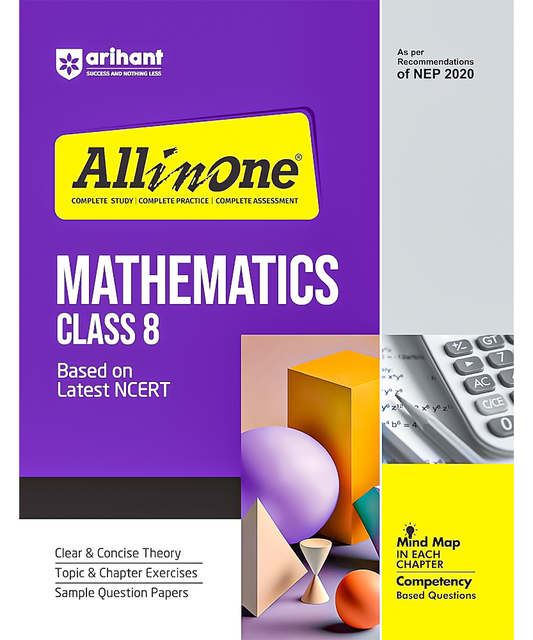 All In One Mathematics Class 8 Based On Latest NCERT For CBSE Exams 2025 |