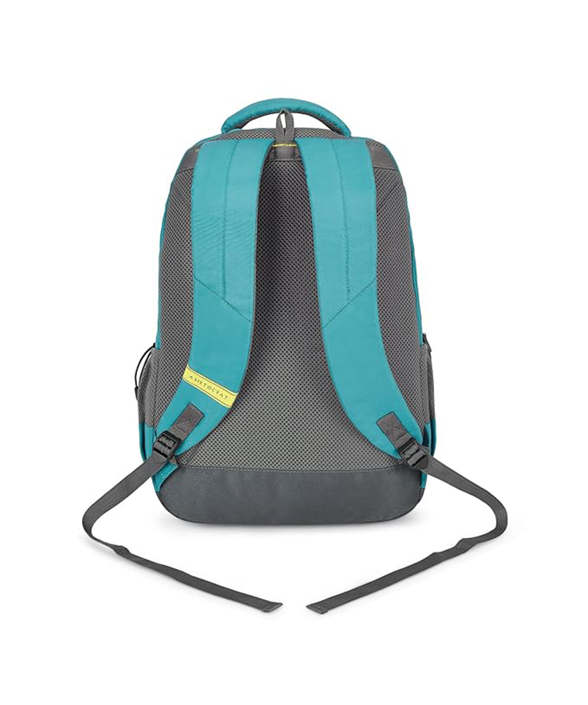 Aristocrat Solid Pattern Kane Backpack (H) Light Blue ,27 L(