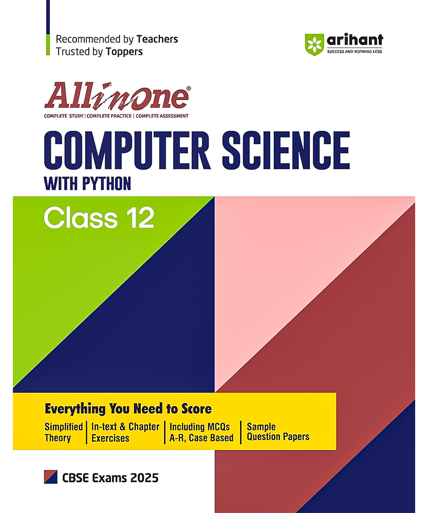 All In One Computer Science With Python Class 12 Based On Latest NCERT For CBSE Exams 2025