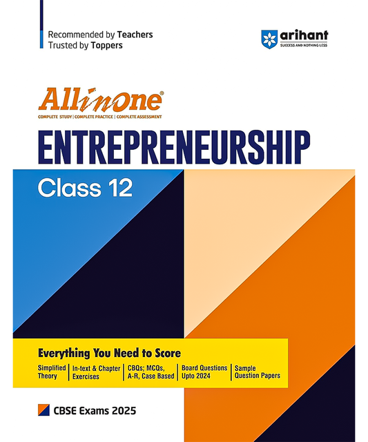 All In One Entrepreneurship Class 12th Based On Latest NCERT For CBSE Exams 2025