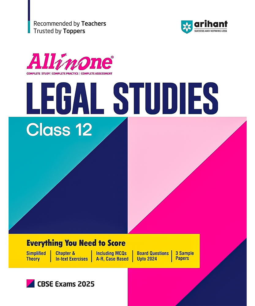 Arihant All In One Legal Studies Class 12 For CBSE Exams 2025