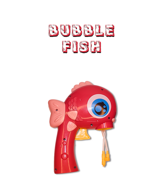 Outdoor children's toys, electric children's toys, fish soap, bubble blowing machine