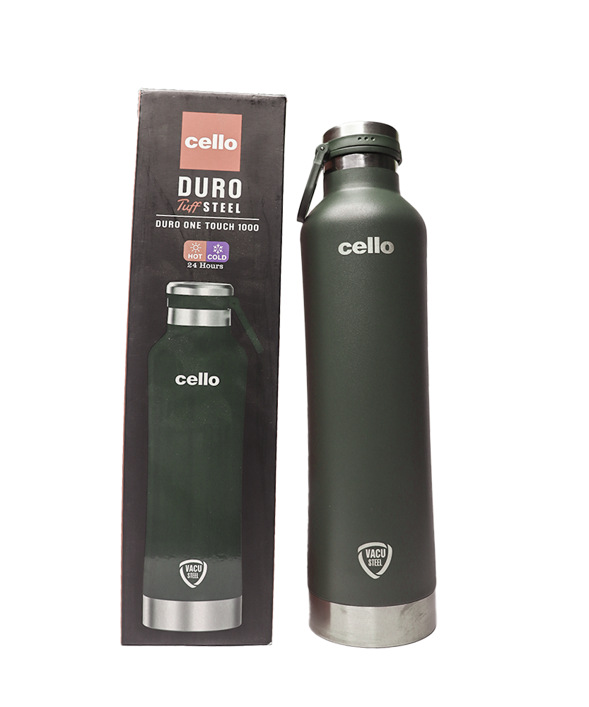 Cello Duro One Touch Insulated Flask Water Bottle