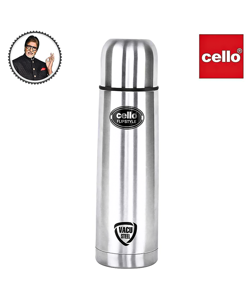 Cello Flipstyle Stainless Steel Vacuum Insulated Flask 750ml