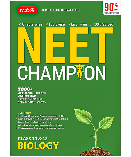 MTG NEET Champion Biology Book