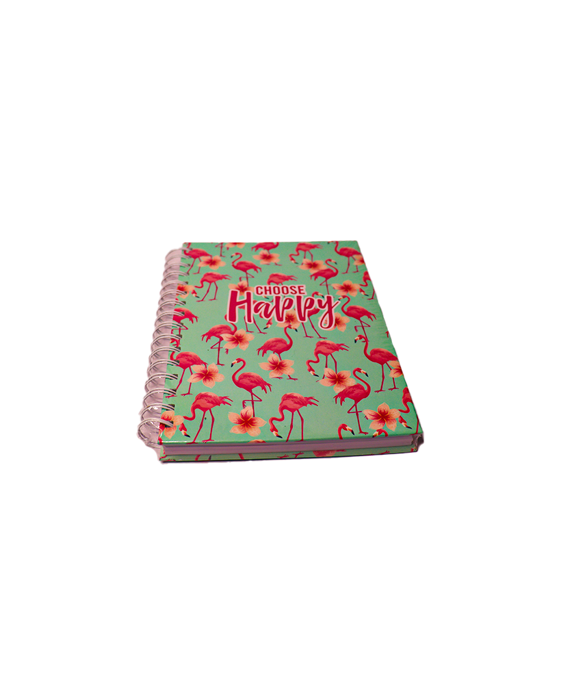 Wiro Notebooks Flamingo Choose Happy