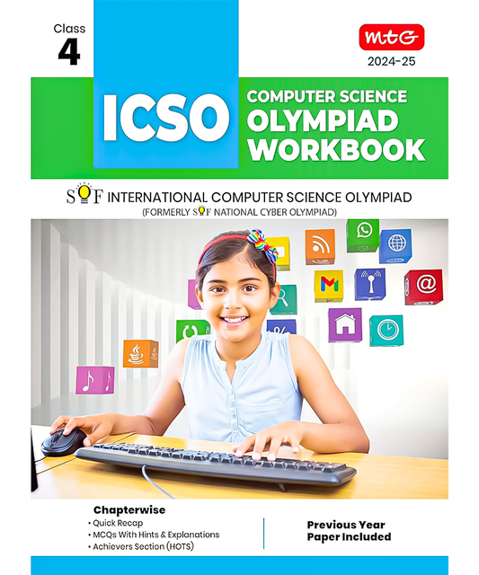 MTG International Computer Science Olympiad (ICSO) Workbook for Class 4