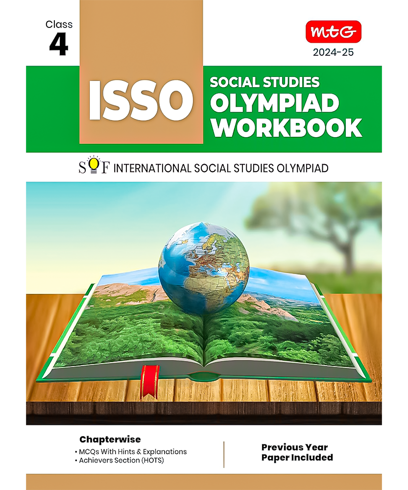 MTG International Social Studies Olympiad (ISSO) Workbook for Class 4