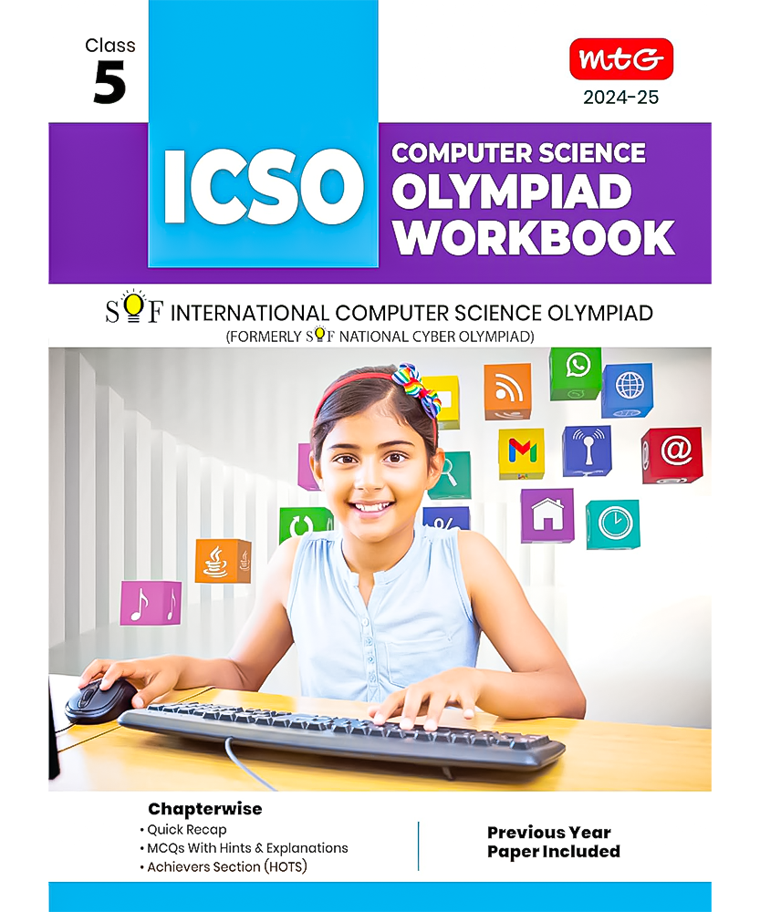 MTG International Computer Science Olympiad (ICSO) Workbook for Class 5