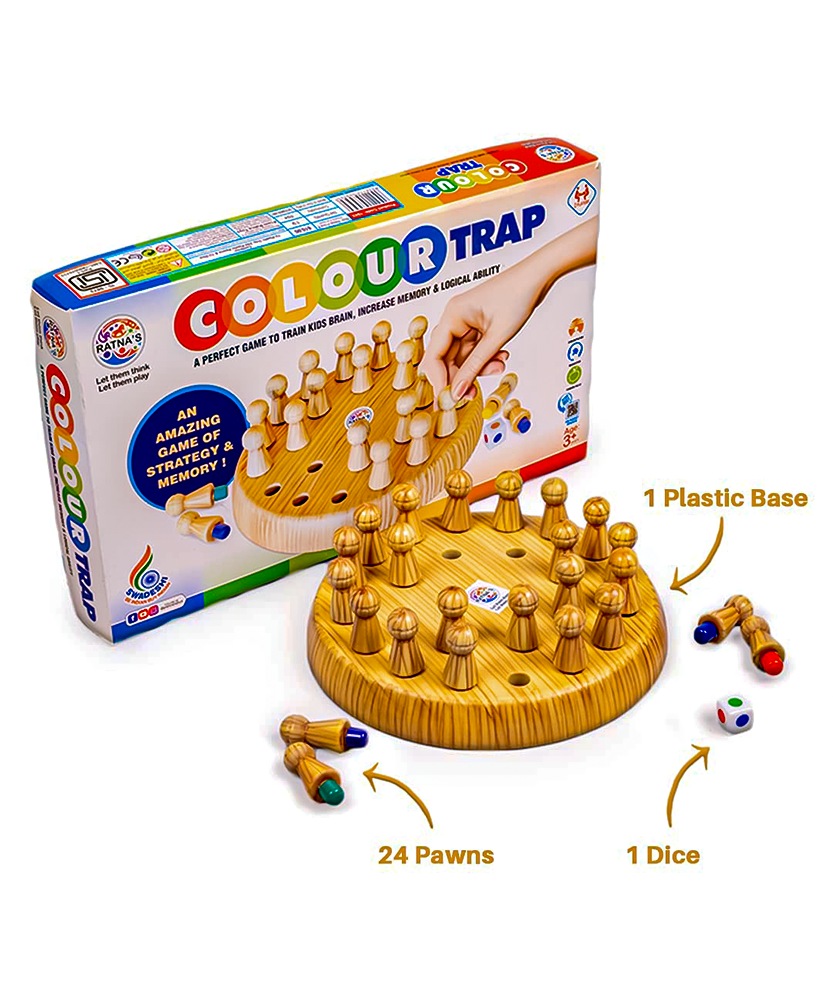 Colour Trap Strategy & Memory Game for Kids