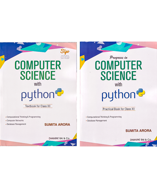 Progress In Computer Science With Python Textbook & Practical Book For Class 12