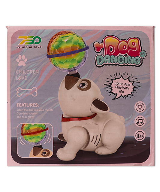 PRIME DEALS Dancing Dog with Music, Flashing Lights - Sound & Light Toys for Small Babies