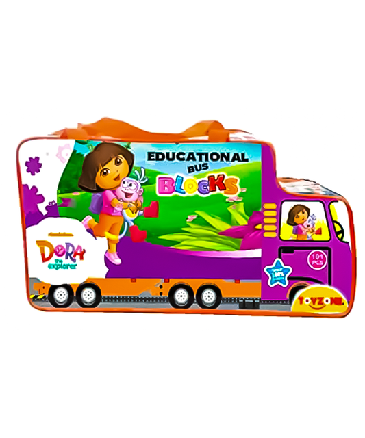 Toyzone Dora Educational Bus Blocks