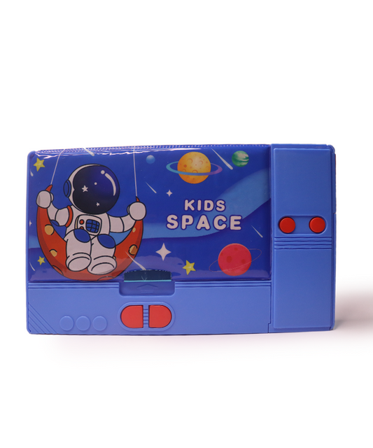 Urban SS Kid's World Kids Space Design Jumbo Plastic Pencil Box (Multicolour)