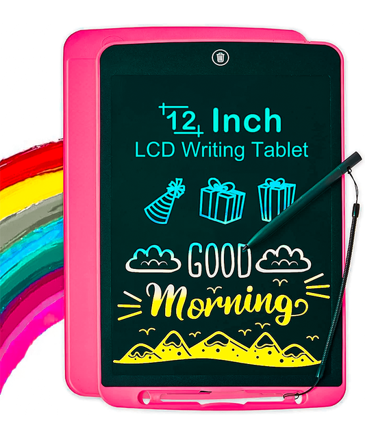 LCD Writing Tablet, 8.5 Inch for Kids, pink