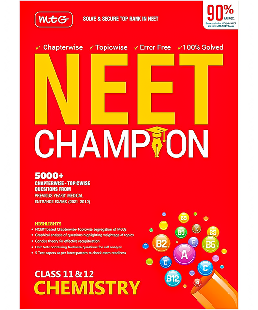 MTG NEET Champion Chemistry Book