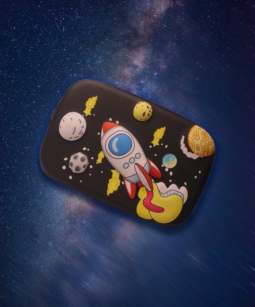 3D Cover Eva Space Astronaut Theme Pencil Case