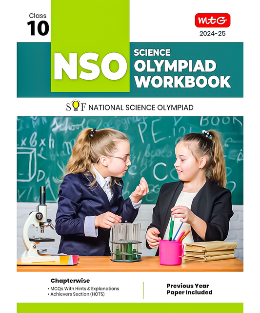 MTG National Science Olympiad (NSO) Workbook for Class 10