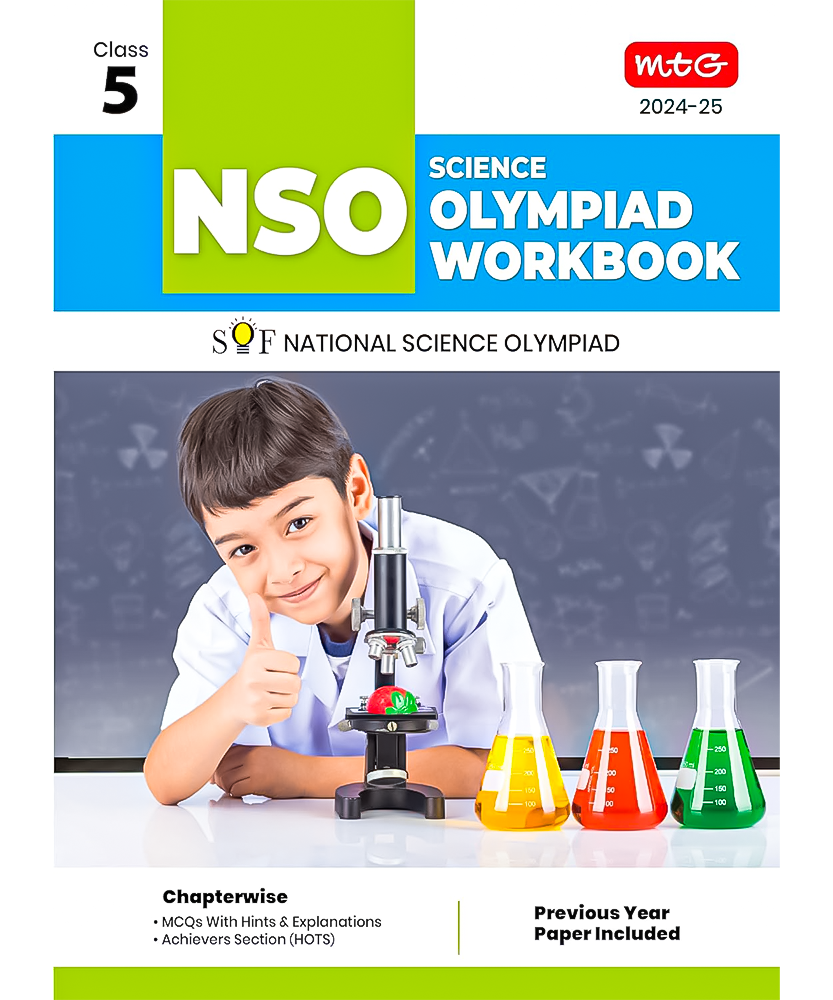 MTG National Science Olympiad (NSO) Workbook for Class 5