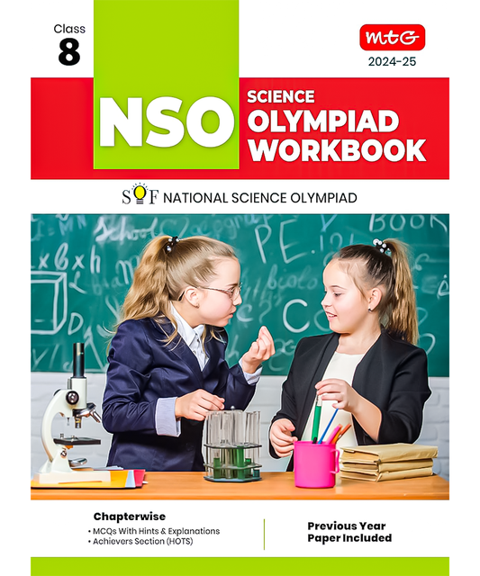 MTG National Science Olympiad (NSO) Workbook for Class 8