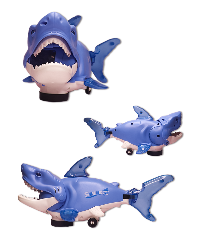 TOY RK SHINE Musical Shark Toy with Light and Music Animal Simulation