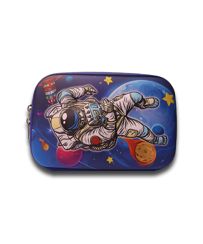 3D Cover Eva Space Astronaut Theme Pencil Case Large Capacity