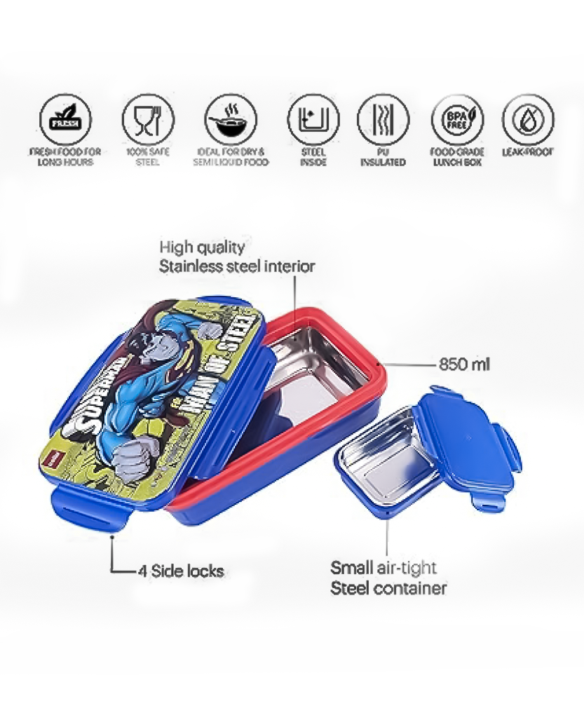 CELLO HI-Lunch Big Deluxe Insulated Lunch Box