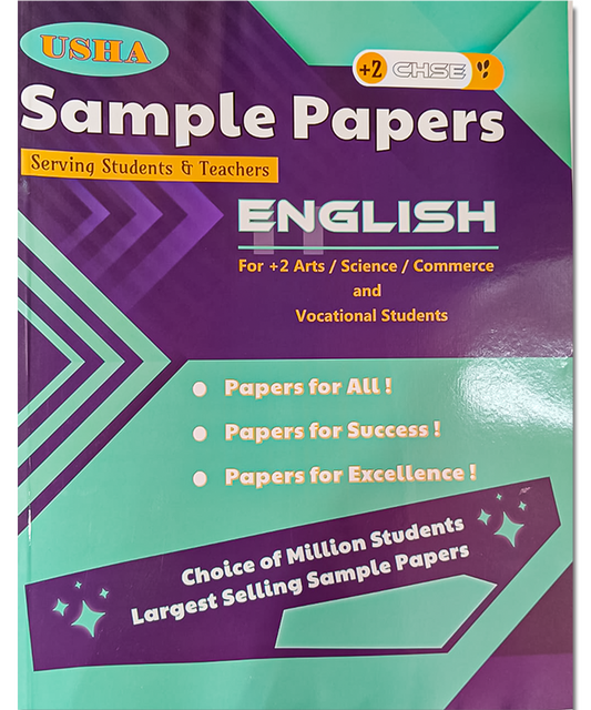 USHA +2 Science CHSE Sample Papers ENGLISH Class 12